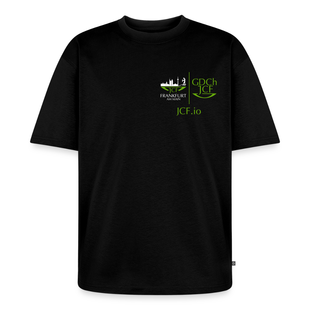 Bio Shirt - JCF Frankfurt weiß - Schwarz
