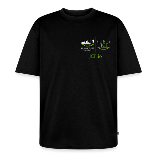 Bio Shirt - JCF Frankfurt weiß - Schwarz