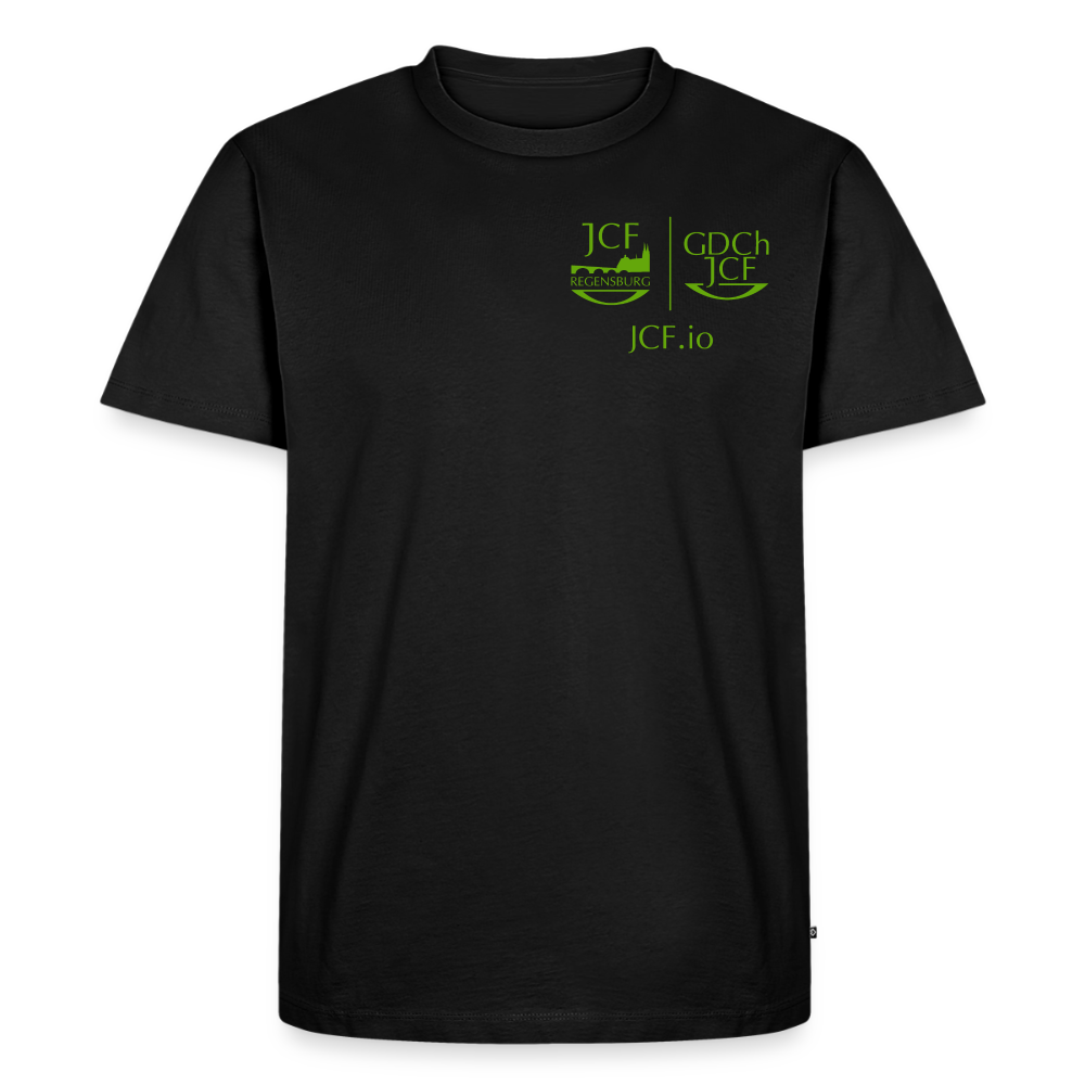 Herren Premium T-Shirt – JCF Regensburg - Schwarz
