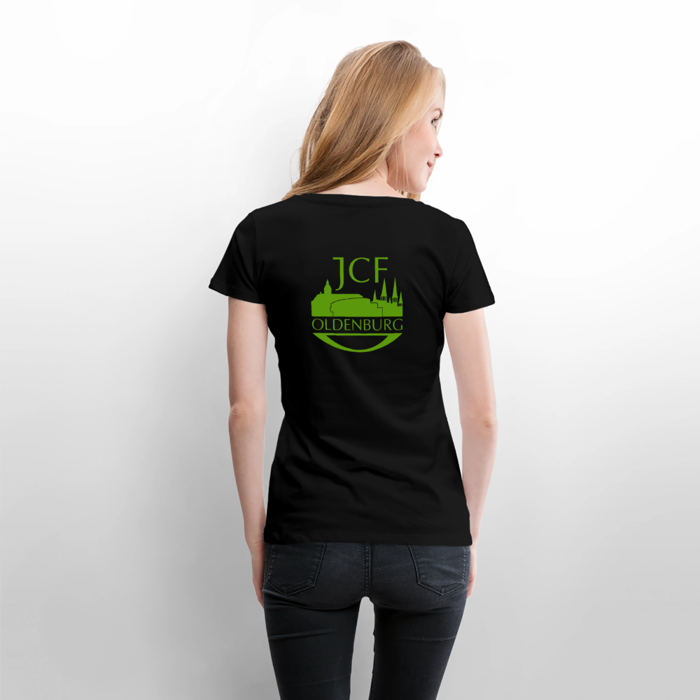 Frauen Premium T-Shirt – JCF Oldenburg (neu) - Schwarz