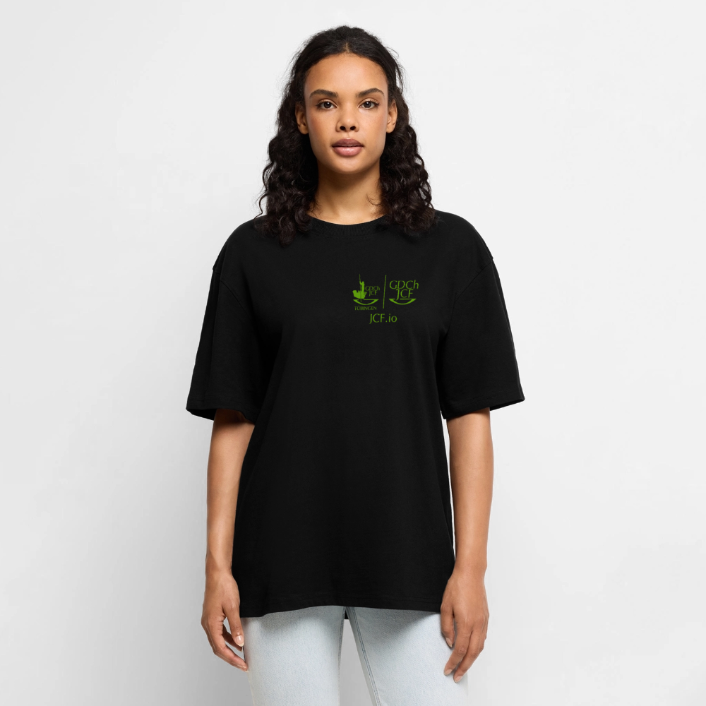 Bio Shirt - JCF Tübingen weiß - Schwarz