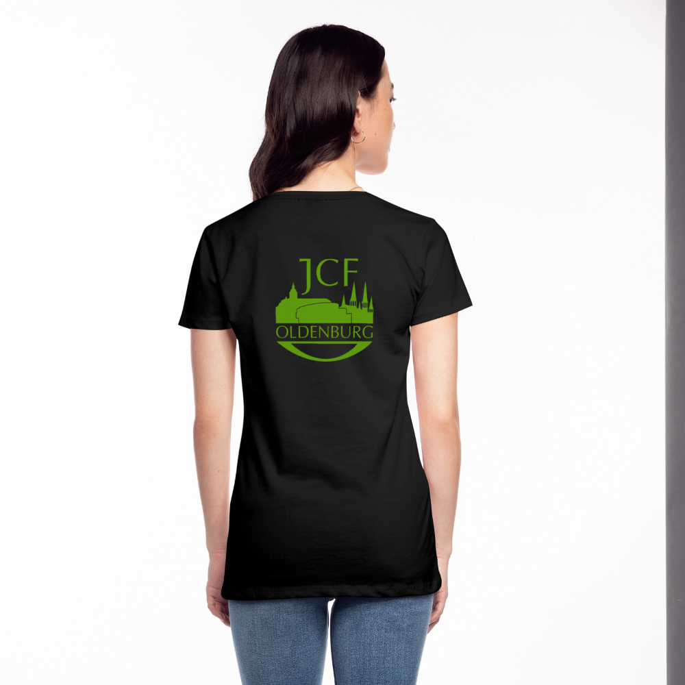 Frauen Premium T-Shirt – JCF Oldenburg (neu) - Schwarz