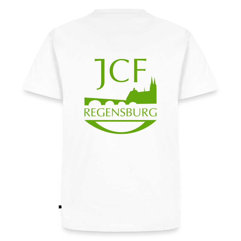 Herren Premium T-Shirt – JCF Regensburg - Weiß