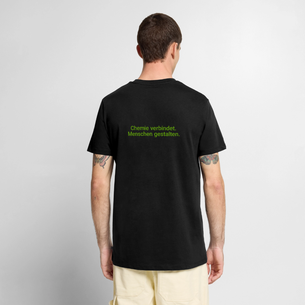 Männer T-Shirt GDCh-Logo - Chemie verbindet. Menschen gestalten. - Schwarz