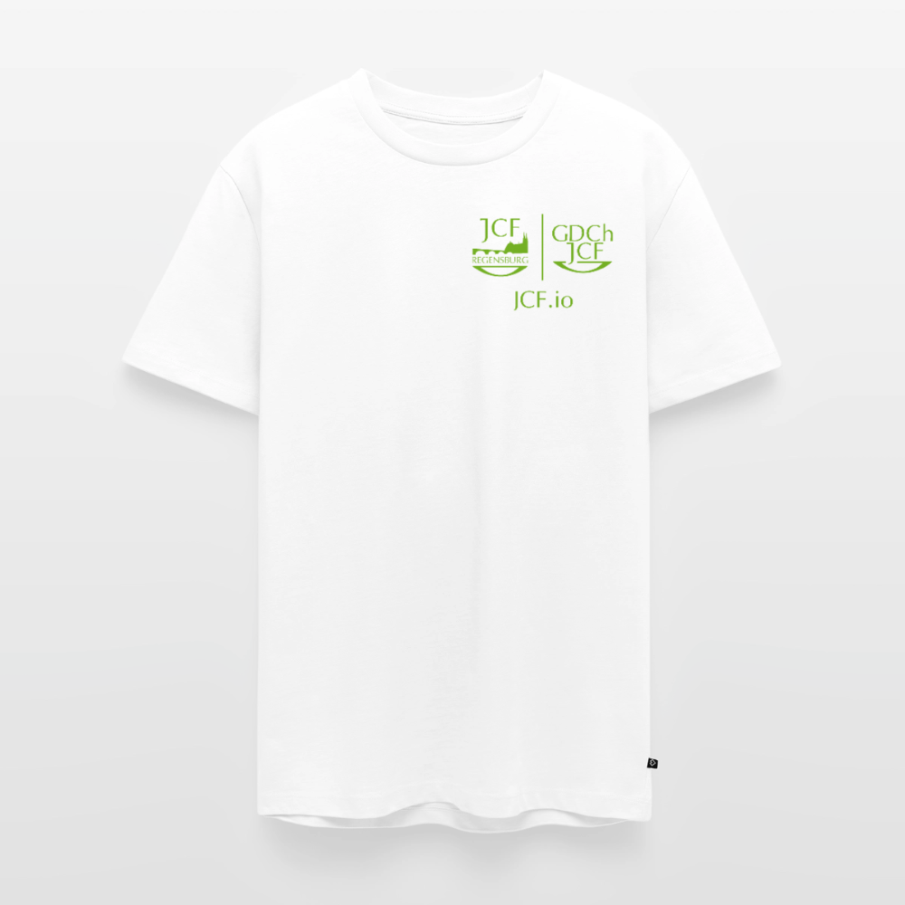 Herren Premium T-Shirt – JCF Regensburg - Weiß