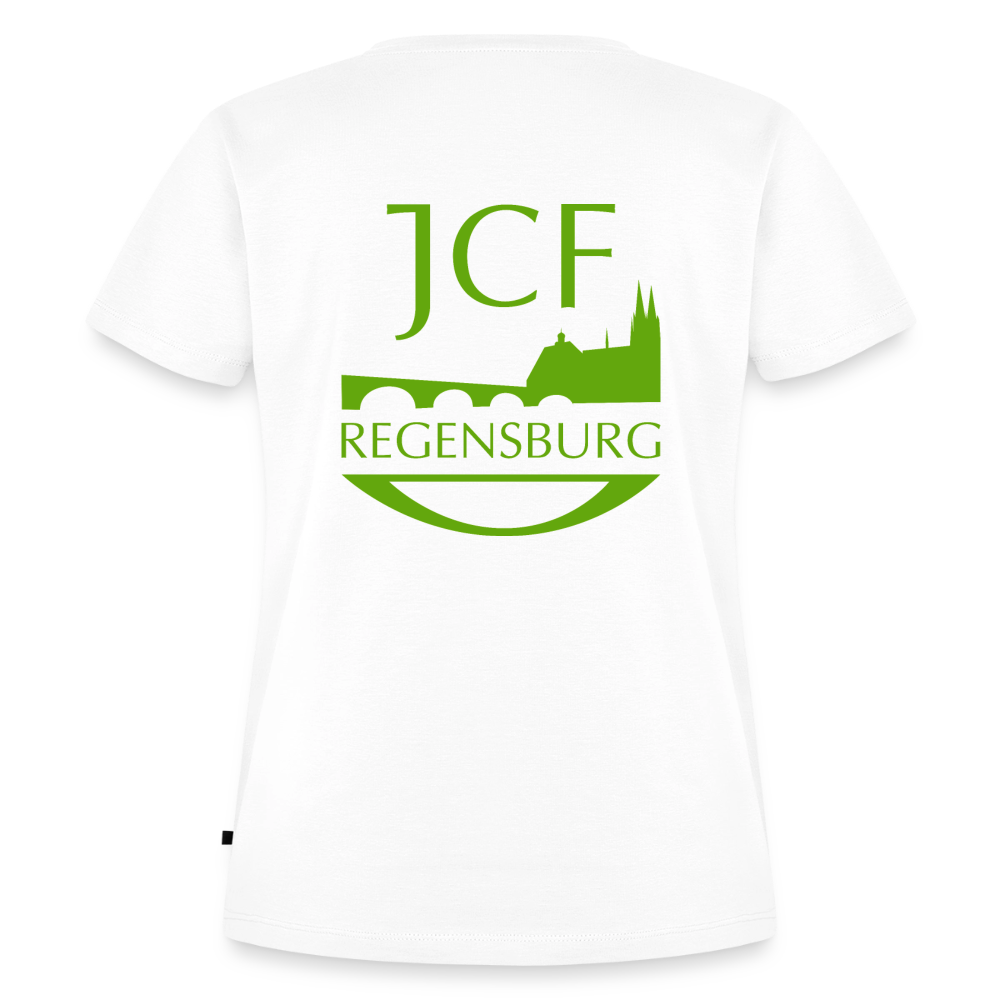 Frauen Premium T-Shirt – JCF Regensburg - Weiß