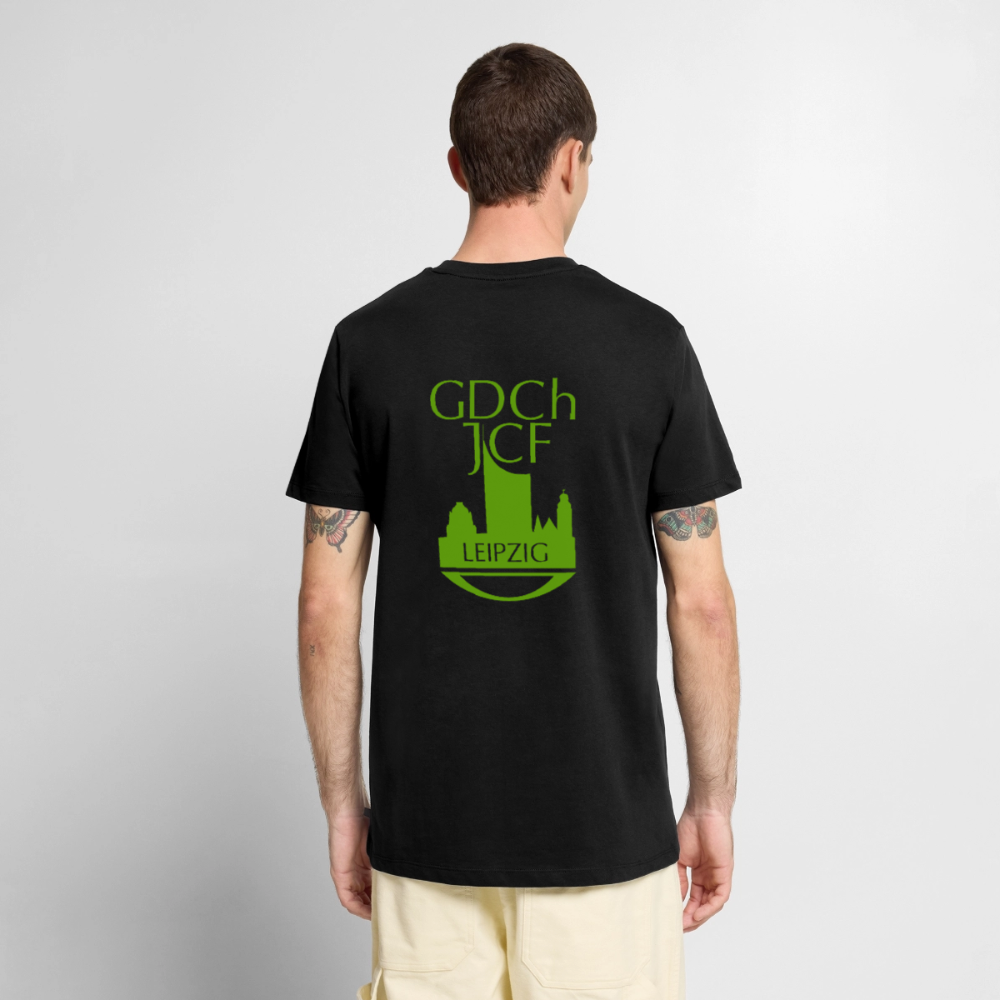 Herren Premium T-Shirt – JCF Leipzig - Schwarz