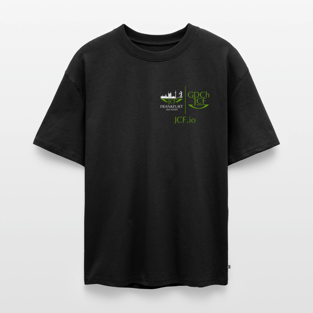 Bio Shirt - JCF Frankfurt weiß - Schwarz