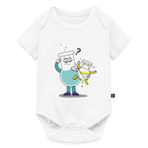 Baby Bio-Kurzarmbody „Erli“ - Weiß