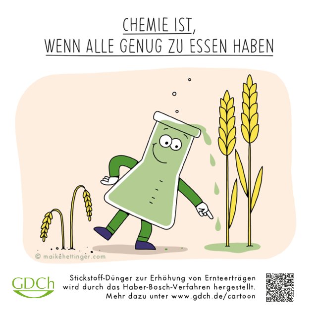 Postkarte Erlenmeyerchen-Cartoon (unterschiedliche Motive)