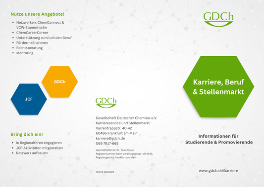 Flyer "Karriere, Beruf & Stellenmarkt"