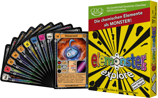 NEU: Elemonsters Explore: das Kartenspiel mit den chemischen Elementen als Monster