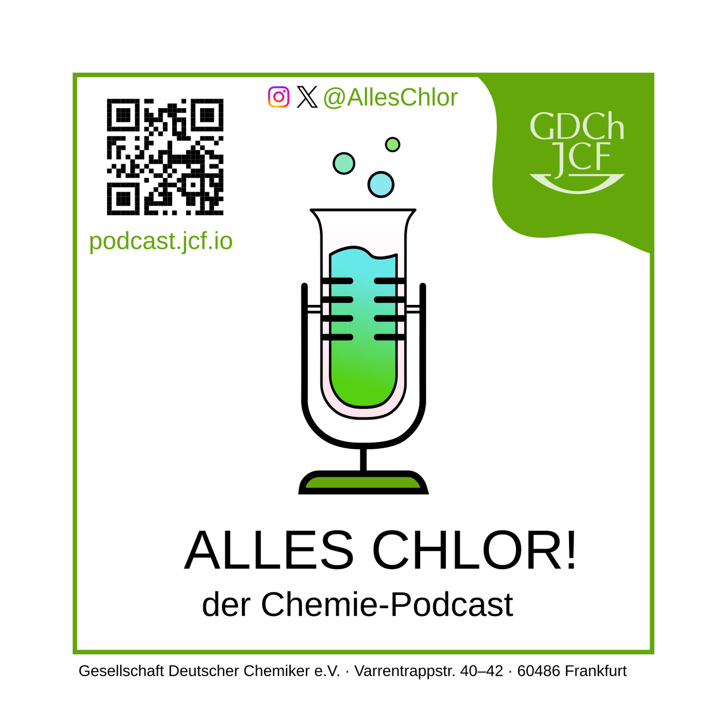 "Alles Chlor" Sticker Groß