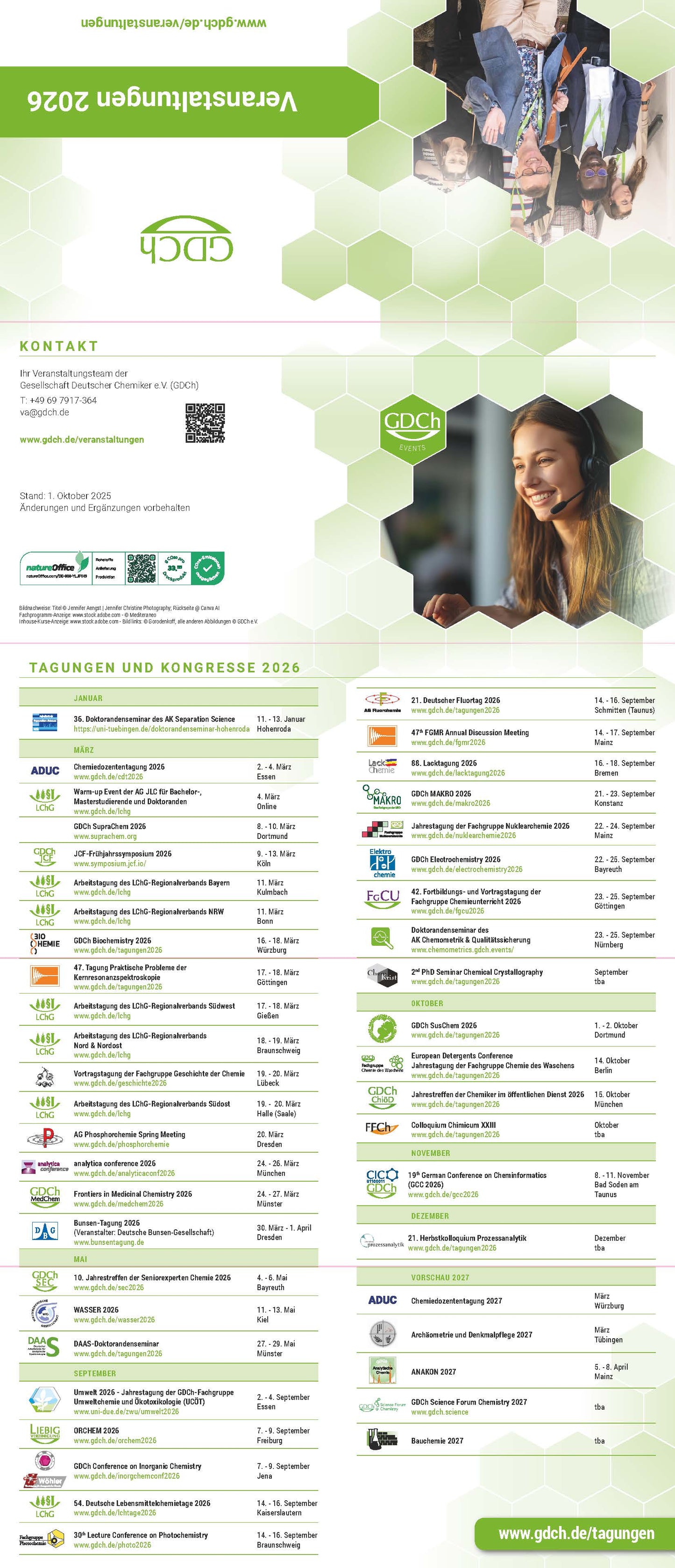 Veranstaltungskalender 2026