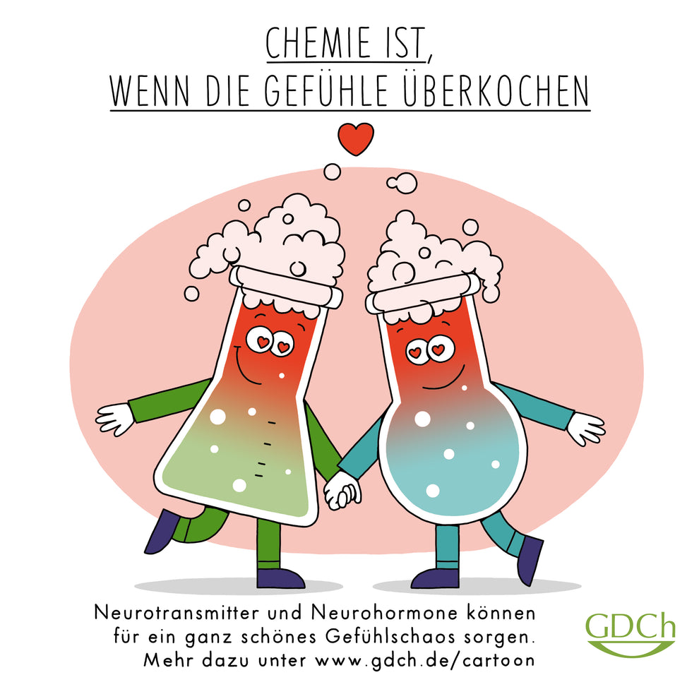 Postkarte Erlenmeyerchen Cartoon unterschiedliche Motive GDCh Shop postkarte-erlenmeyerchen-cartoon-unterschiedliche-motive-gdch-shop