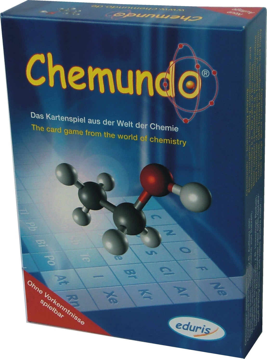 Kartenspiel Chemundo: Handelsübliche Spielkartengröße: 58 mm x 91 mm