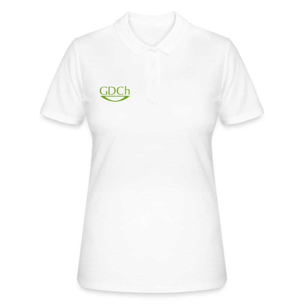 GDCh Frauen Poloshirt - weiß