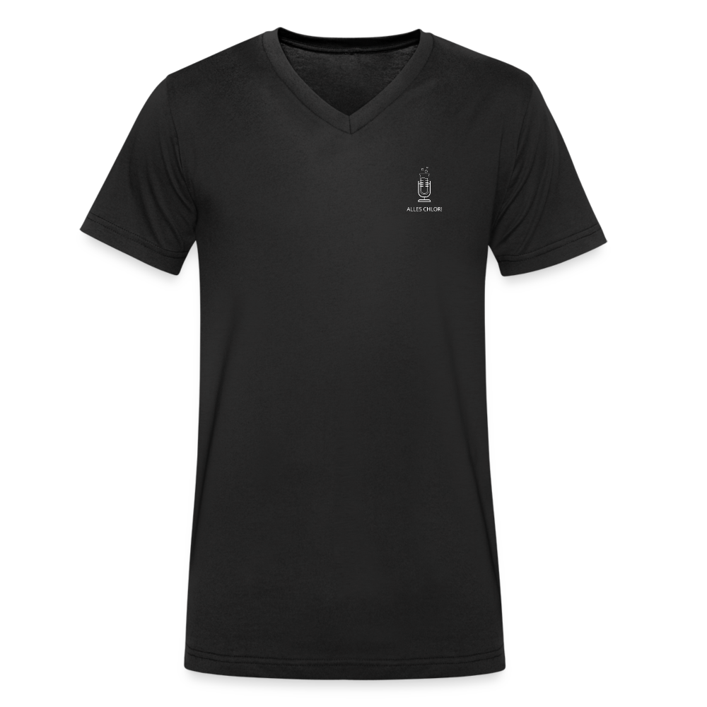 Alles Chlor! (kleines Logo) - Männer Bio-T-Shirt - Schwarz