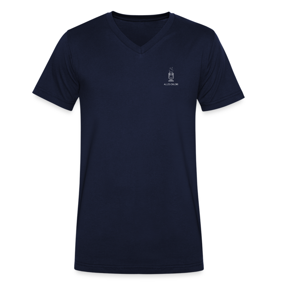 Alles Chlor! (kleines Logo) - Männer Bio-T-Shirt - Navy