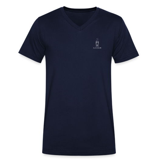 Alles Chlor! (kleines Logo) - Männer Bio-T-Shirt - Navy